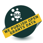 360Giving publisher badge - green